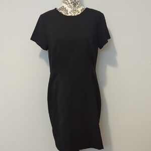 Banana Republic Black Short Sleeve Dress